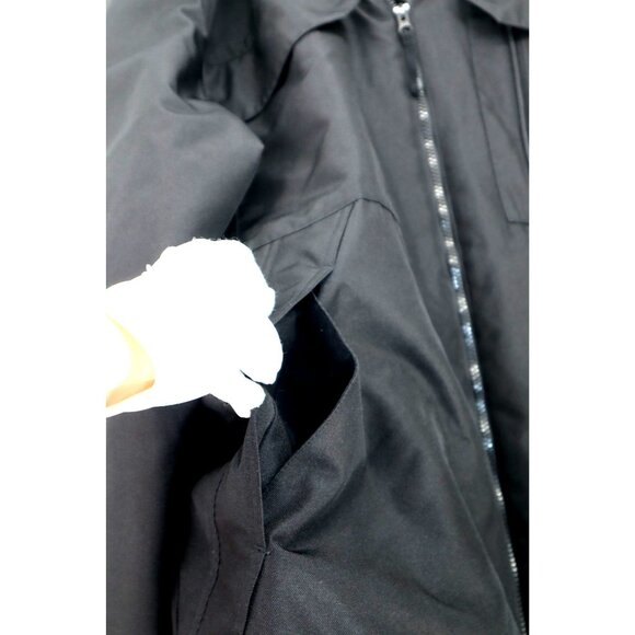 CAT Mens Black Hooded Jacket 2XL Polyester Quilted Insulation Winter - Picture 6 of 14